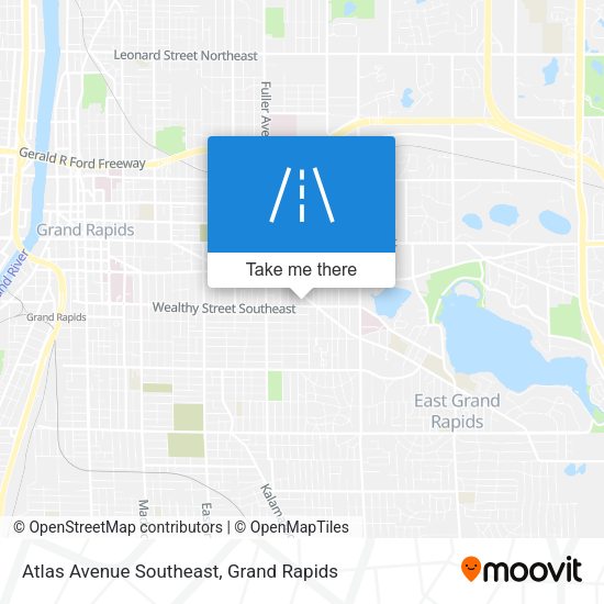 Mapa de Atlas Avenue Southeast
