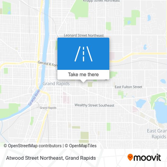 Atwood Street Northeast map