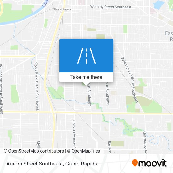 Aurora Street Southeast map