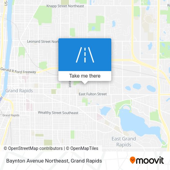 Mapa de Baynton Avenue Northeast