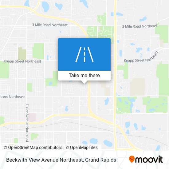 Beckwith View Avenue Northeast map