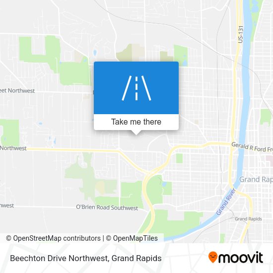 Mapa de Beechton Drive Northwest
