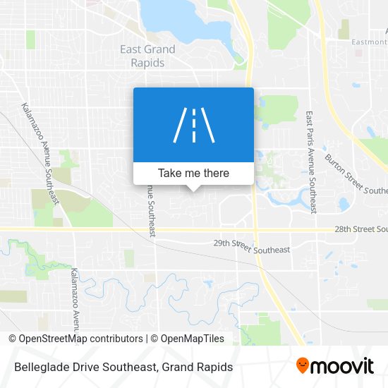 Mapa de Belleglade Drive Southeast