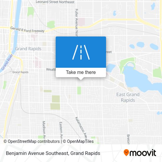 Benjamin Avenue Southeast map