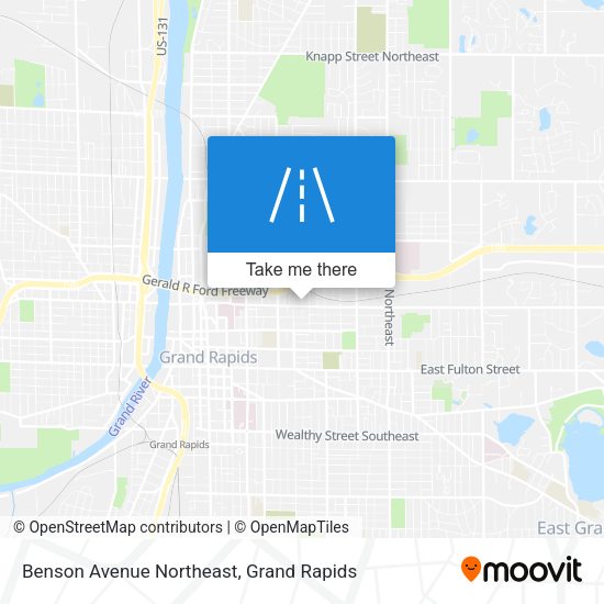 Benson Avenue Northeast map