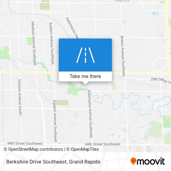 Berkshire Drive Southeast map