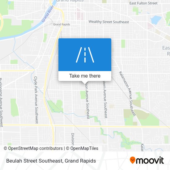 Mapa de Beulah Street Southeast