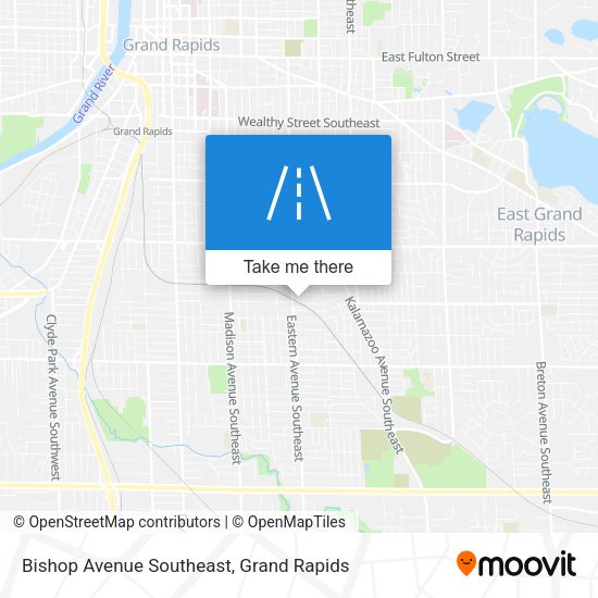 Mapa de Bishop Avenue Southeast