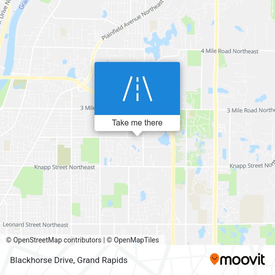 Blackhorse Drive map