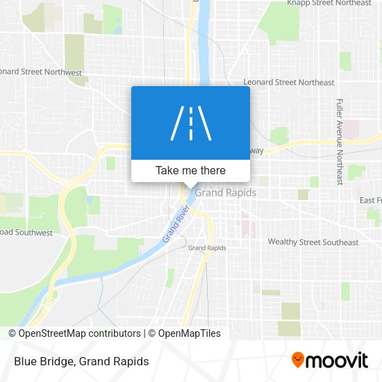 Mapa de Blue Bridge