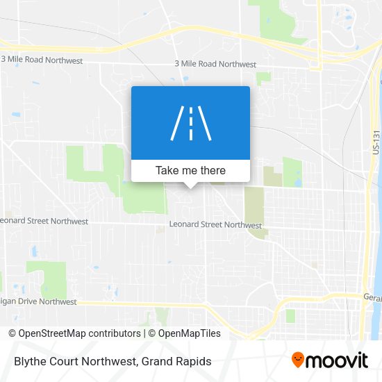 Blythe Court Northwest map
