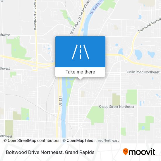 Mapa de Boltwood Drive Northeast