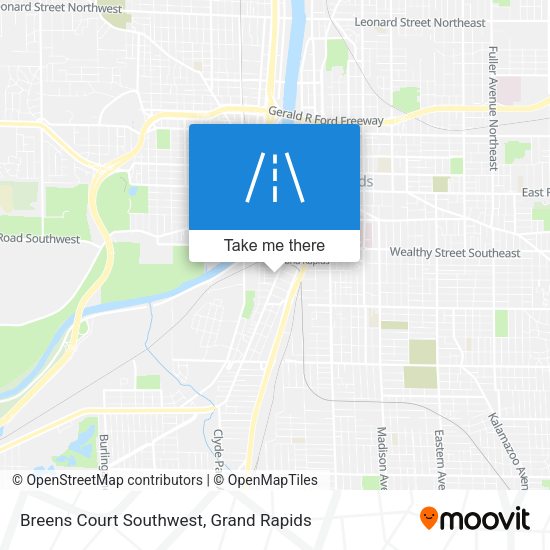 Breens Court Southwest map