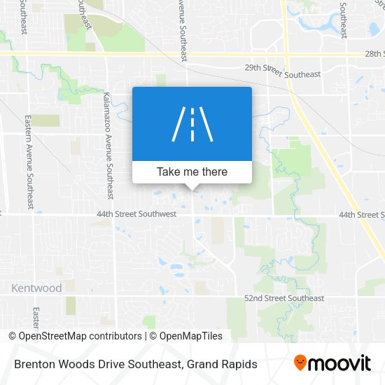 Mapa de Brenton Woods Drive Southeast