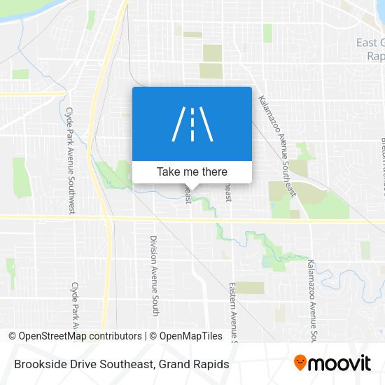 Mapa de Brookside Drive Southeast
