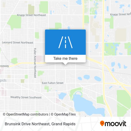 Brunsink Drive Northeast map