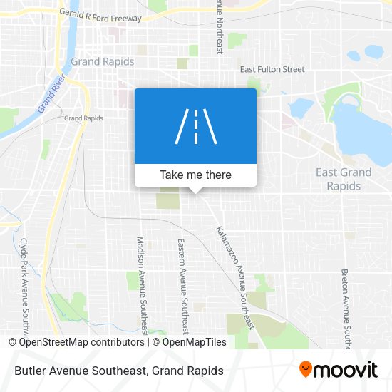 Mapa de Butler Avenue Southeast