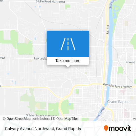 Mapa de Calvary Avenue Northwest