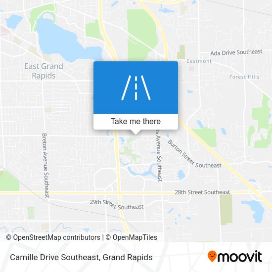 Mapa de Camille Drive Southeast