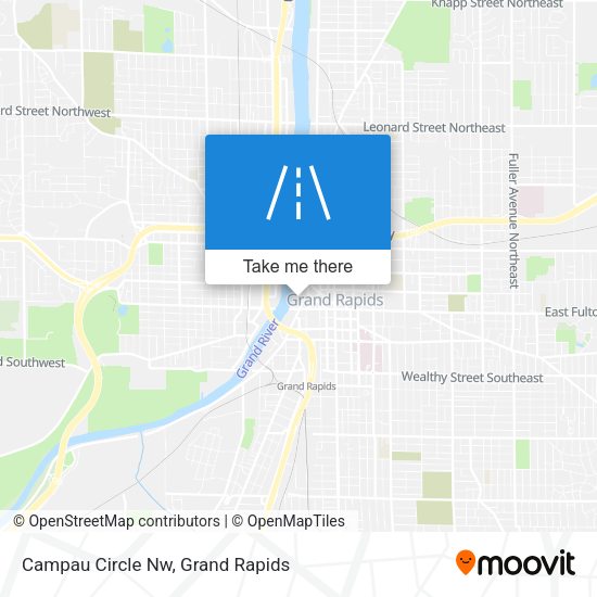 Mapa de Campau Circle Nw