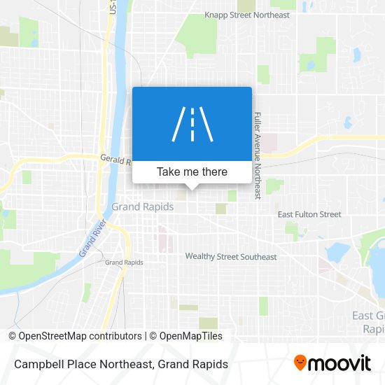 Campbell Place Northeast map