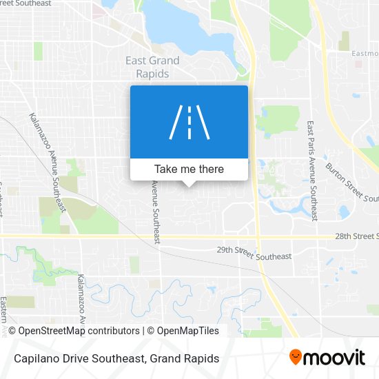 Mapa de Capilano Drive Southeast