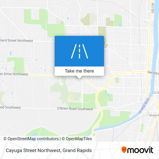 Cayuga Street Northwest map