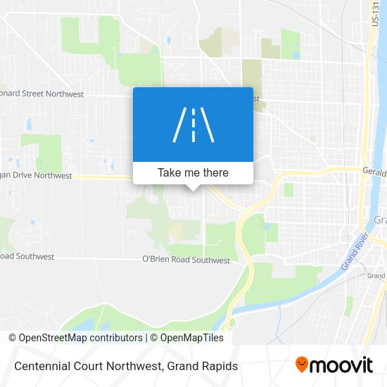 Centennial Court Northwest map