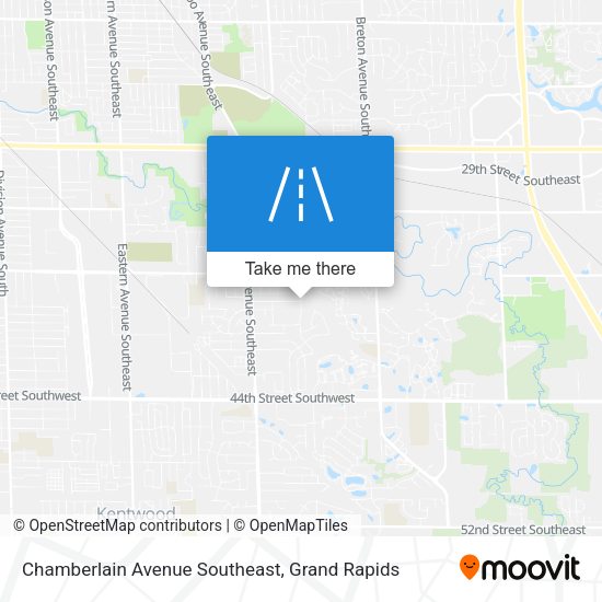 Chamberlain Avenue Southeast map