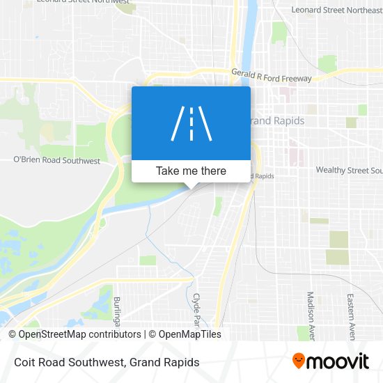 Coit Road Southwest map
