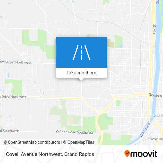 Mapa de Covell Avenue Northwest