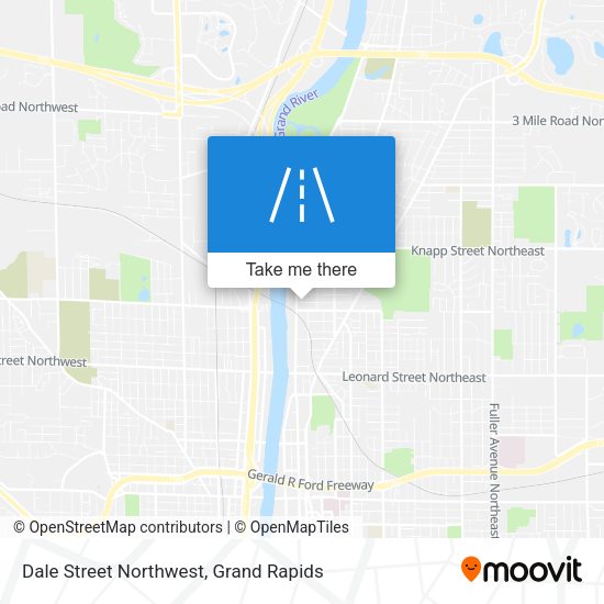 Dale Street Northwest map