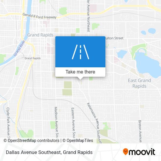 Mapa de Dallas Avenue Southeast