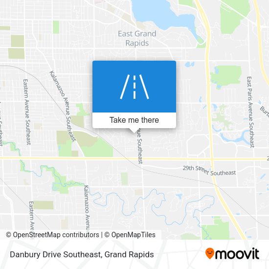 Mapa de Danbury Drive Southeast