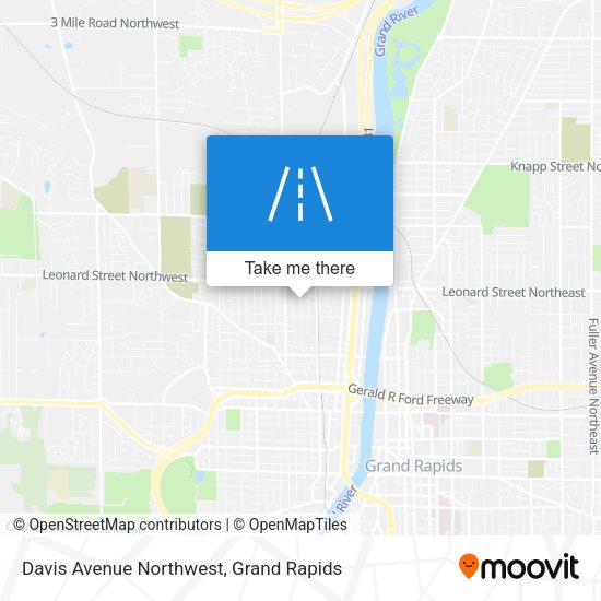 Mapa de Davis Avenue Northwest