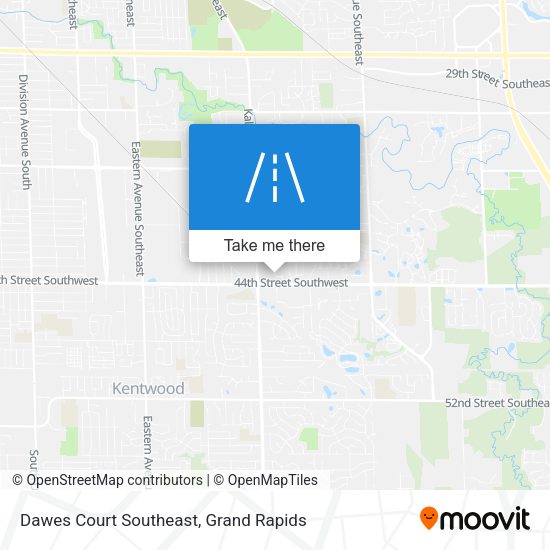 Dawes Court Southeast map