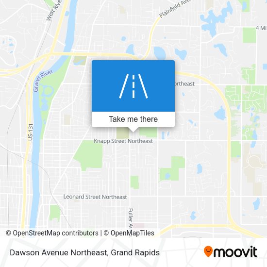 Mapa de Dawson Avenue Northeast
