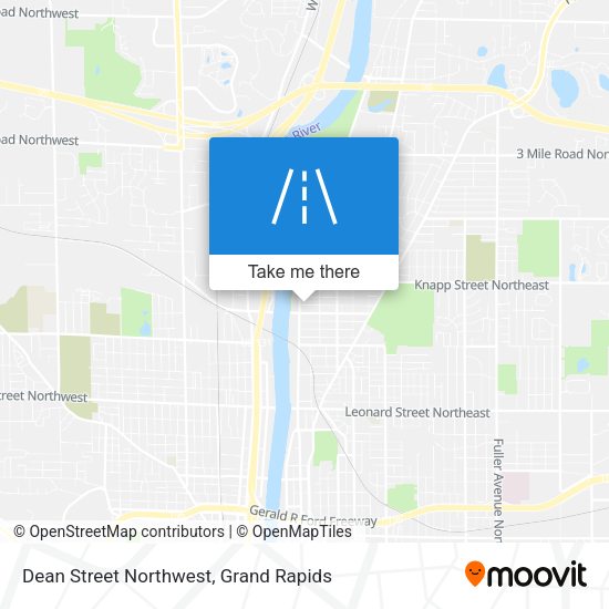 Mapa de Dean Street Northwest