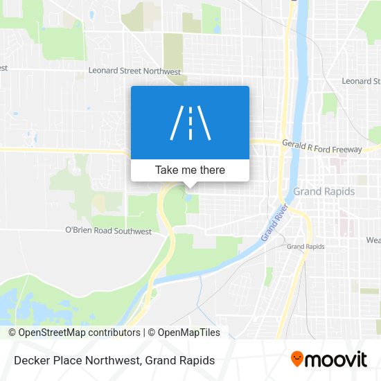 Mapa de Decker Place Northwest