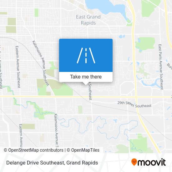 Delange Drive Southeast map