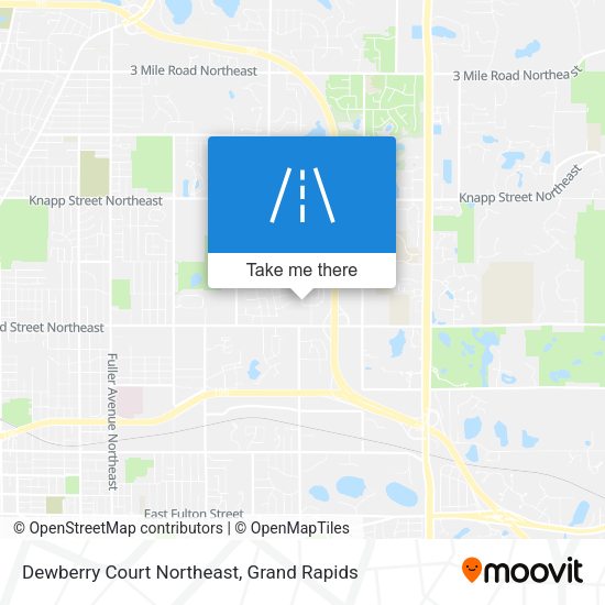 Mapa de Dewberry Court Northeast