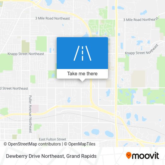 Dewberry Drive Northeast map