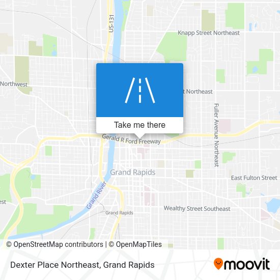 Mapa de Dexter Place Northeast