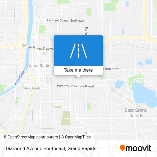 Mapa de Diamond Avenue Southeast