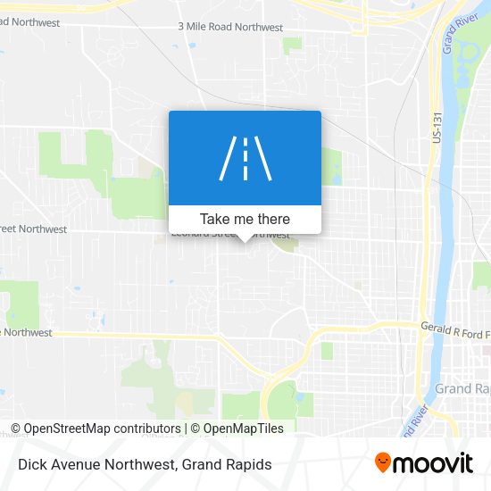 Mapa de Dick Avenue Northwest
