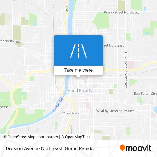 Division Avenue Northeast map