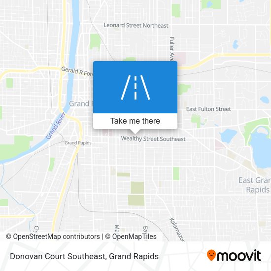 Donovan Court Southeast map