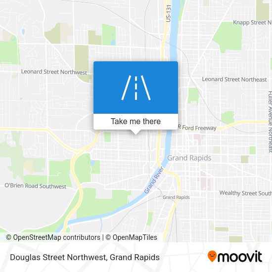Mapa de Douglas Street Northwest