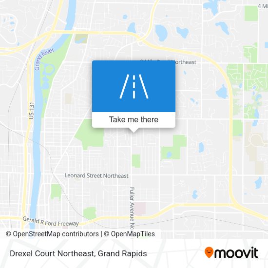 Drexel Court Northeast map
