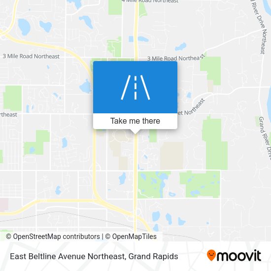 East Beltline Avenue Northeast map
